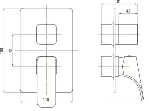 Смеситель Deante Hiacynt BXY NQHM- фото2