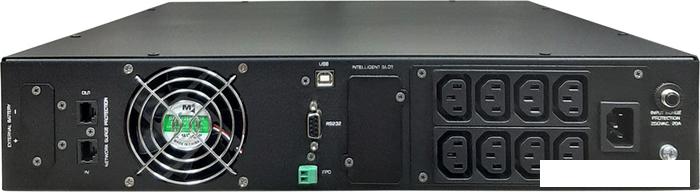 Источник бесперебойного питания SVC RT-1KL-LCD/A78C13- фото3
