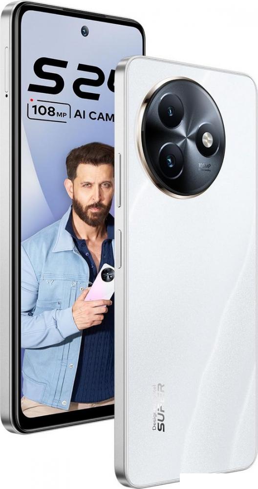Смартфон Itel S24 8GB/256GB (белый рассвет)- фото2