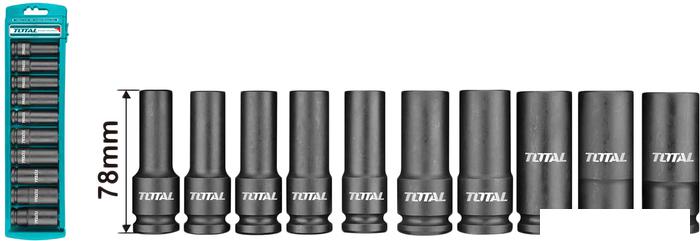 Набор головок слесарных Total THKISD12102L