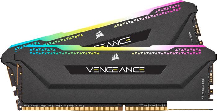 Оперативная память Corsair Vengeance RGB PRO SL 2x16GB DDR4 PC4-28800 CMH32GX4M2D3600C18- фото