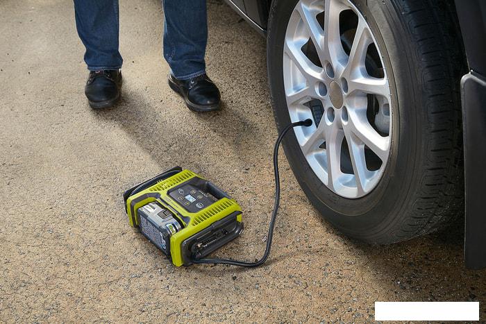 Автомобильный компрессор Ryobi R18MI-0 (без аккумулятора)- фото4