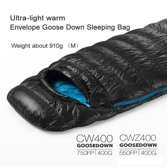 Спальный мешок Naturehike CW400 NH18C400-D (L, черный)- фото2