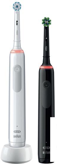 Комплект зубных щеток Oral-B Pro 3 3500 Duo Cross Action + Sensi White D505.523.3H- фото2