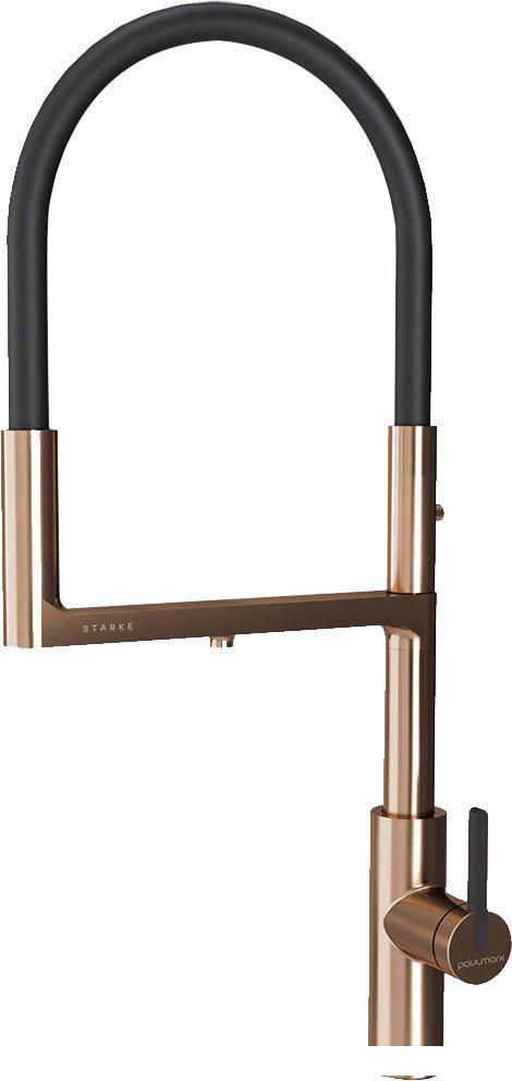 Смеситель Paulmark Tornado TO213402-BC (медный/брашированная медь)- фото3