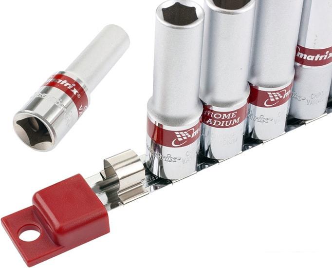 Набор головок слесарных Matrix 13590 (10 предметов)- фото3