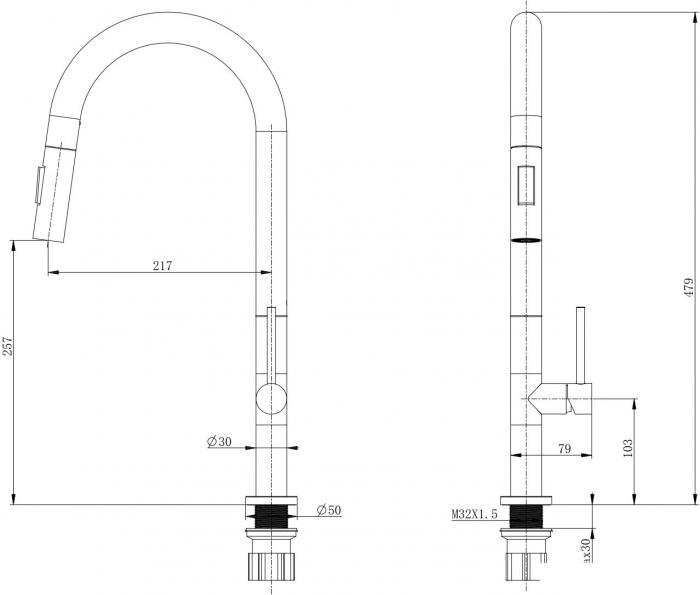 Смеситель Ekko E4712- фото2