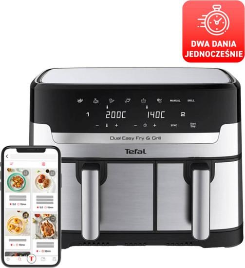 Аэрофритюрница Tefal Dual Easy Fry & Grill EY905D- фото2