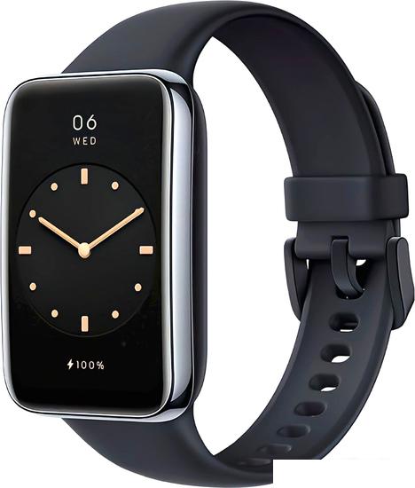 Фитнес-браслет Xiaomi Smart Band 7 Pro M2141B1 (серебристый/черный, международная версия)- фото