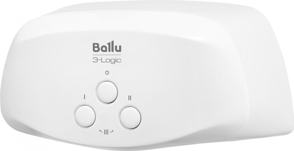 Проточный электрический водонагреватель кран+душ Ballu 3-Logic TS 5.5 кВт (кран+душ)- фото3