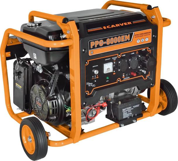 Бензиновый генератор Carver PPG-8000EM- фото2