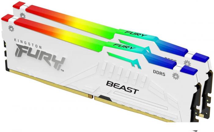Оперативная память Kingston FURY Beast RGB 2x16ГБ DDR5 5200 МГц KF552C40BWAK2-32- фото4