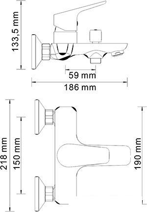 Смеситель Wasserkraft Lippe 4501- фото3