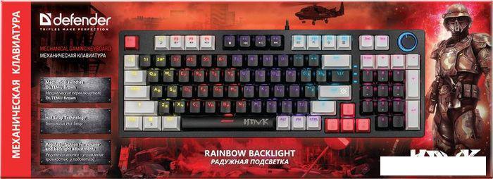 Клавиатура Defender Hawk GK-418 (Outemu Brown)- фото3
