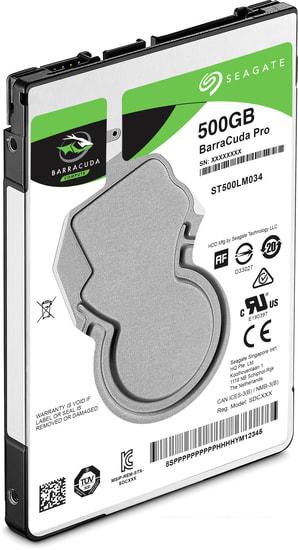 Жесткий диск Seagate Barracuda Pro 500GB ST500LM034- фото3