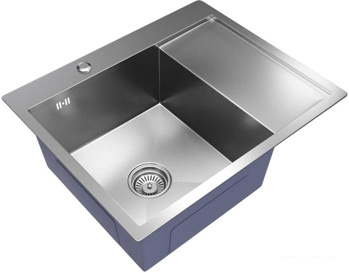 Кухонная мойка Mixline Pro 551875 левый (сатин, с сифоном)- фото2