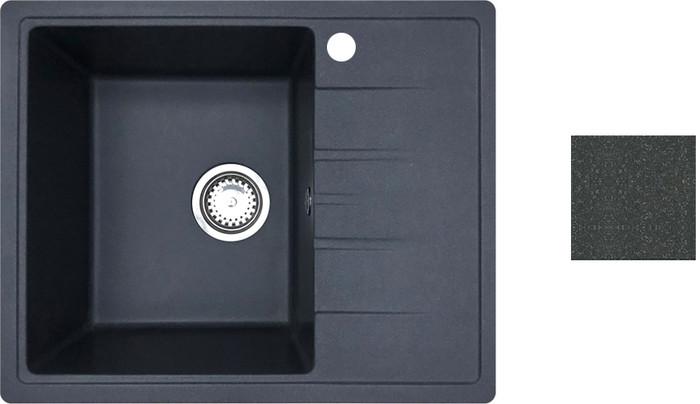 Кухонная мойка БелЭворс Mila L (антрацит, без сифона)