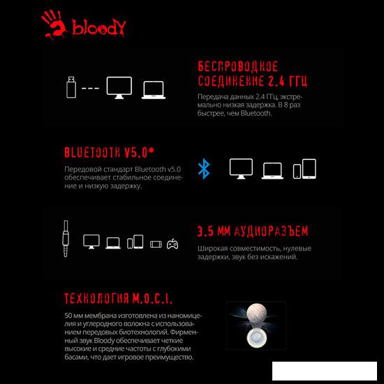 Наушники A4Tech Bloody MR710 (черный)- фото3