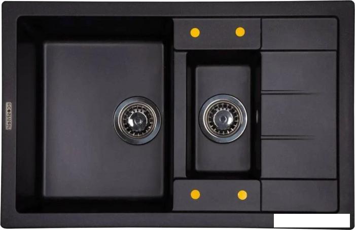Кухонная мойка Ecoshtein Rechteck 781.5 (антрацит)- фото