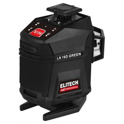 Лазерный нивелир ELITECH HD Professional HD LN 16D Green 204737- фото2