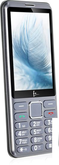 Кнопочный телефон F+ S350 (светло-серый)- фото3
