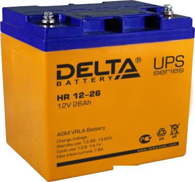 Аккумулятор для ИБП Delta HR 12-26 (12В/26 А·ч)