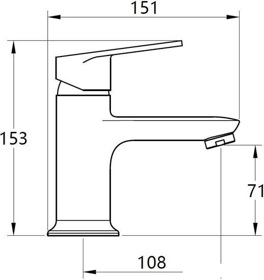 Смеситель Voda Drop DP26M- фото2