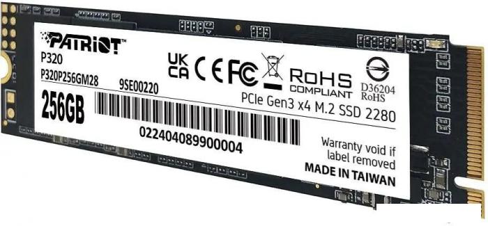 SSD Patriot P320 256GB P320P256GM28- фото4