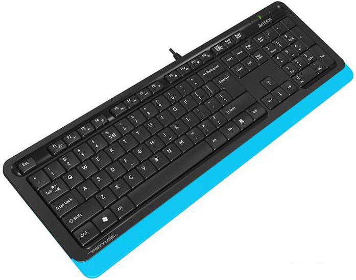 Клавиатура A4Tech Fstyler FK10 (черный/синий)- фото3