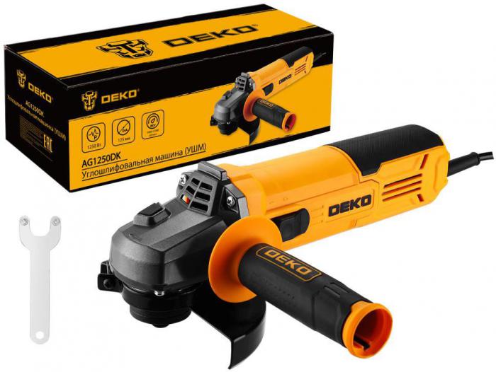 Угловая шлифмашина Deko AG1250DK 083-1025- фото