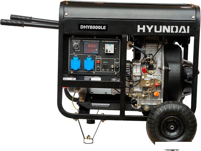 Дизельный генератор Hyundai DHY 8000LE- фото3