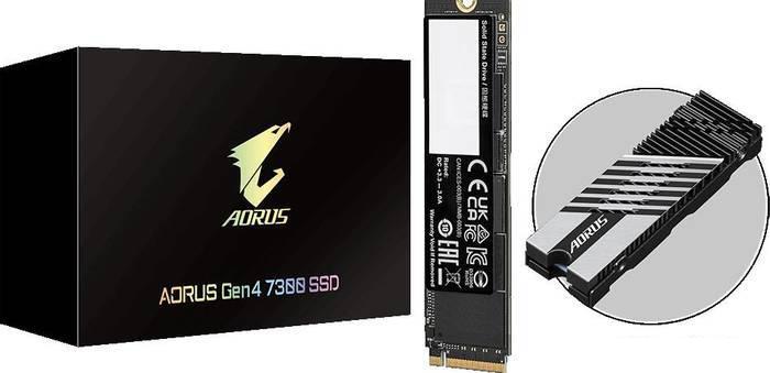SSD Gigabyte AORUS Gen4 7300 2TB AG4732TB- фото4