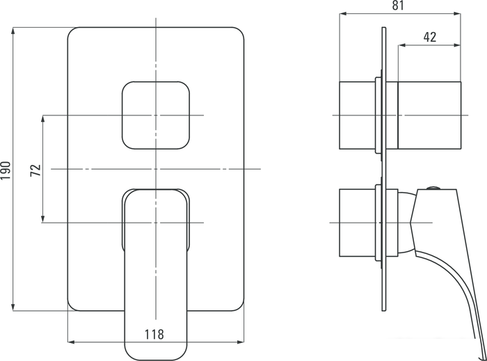 Смеситель Deante Hiacynt BXY AQHM- фото2
