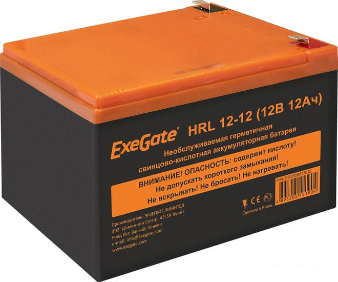 Аккумулятор для ИБП ExeGate HRL 12-12 (12В, 12 А·ч)- фото
