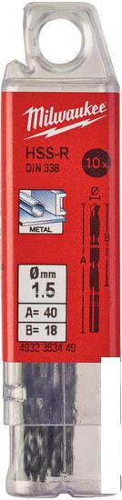 Набор оснастки Milwaukee 4932363449 (10 предметов)