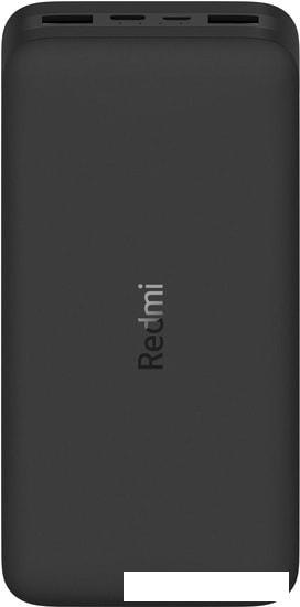 Портативное зарядное устройство Xiaomi Redmi Power Bank 20000mAh (черный)- фото2