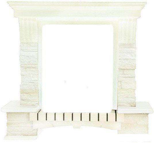 Портал Smolcom Stone Montebello STD-ASP (белый ваниль/патина коричневая)- фото