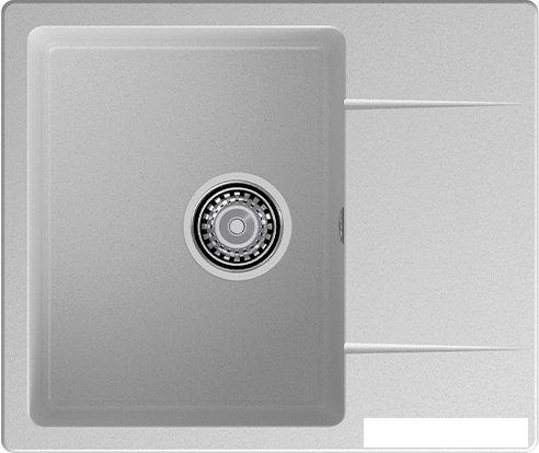 Кухонная мойка GranFest QUARZ GF-UR-258L (серый)- фото