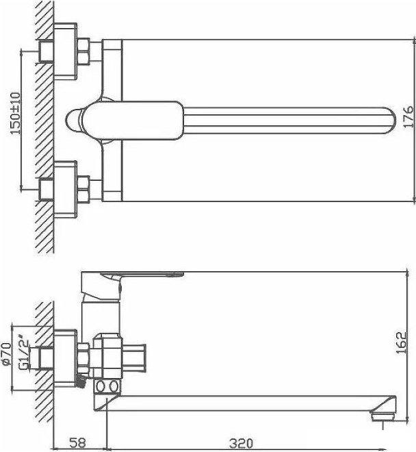 Смеситель Haiba HB22617- фото3