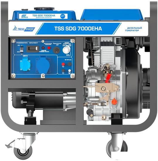 Дизельный генератор ТСС SDG 7000EHA 100033- фото3