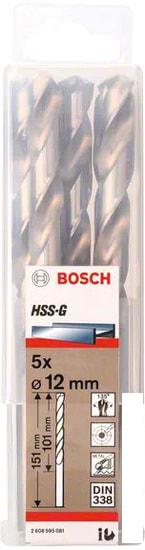 Набор оснастки Bosch 2608595081 (5 предметов)- фото
