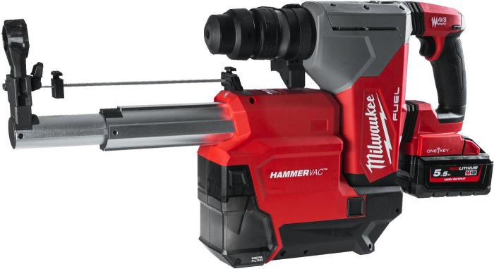Перфоратор Milwaukee M18 ONE FHPX DEL-552C Fuel One-Key 4933478498 (с 2-мя АКБ, кейс)- фото4