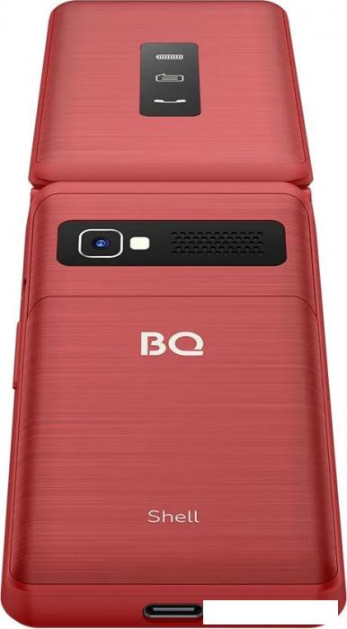 Кнопочный телефон BQ BQ-2411 Shell (красный)- фото2