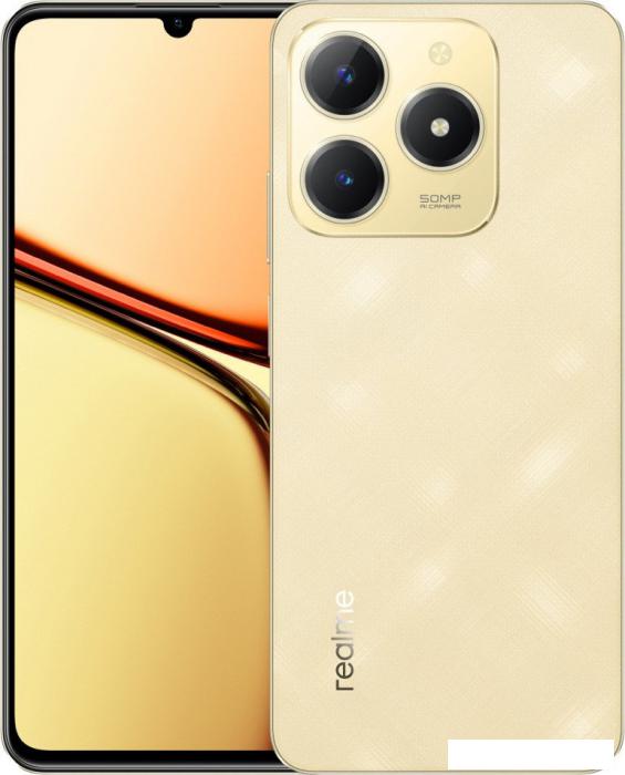 Смартфон Realme C61 8GB/256GB международная версия (золотистый)- фото