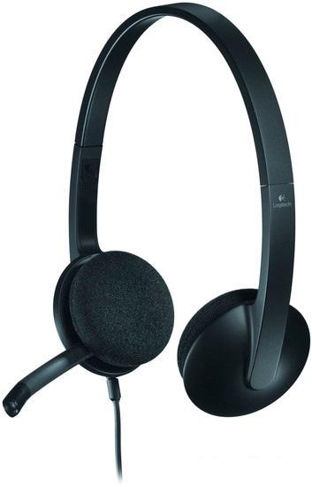 Наушники с микрофоном Logitech USB Headset H340- фото2
