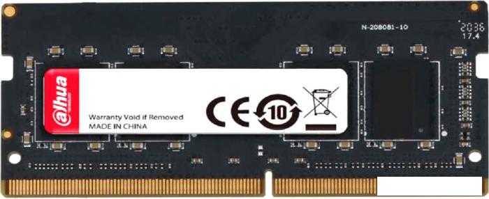 Оперативная память Dahua 8ГБ DDR4 SODIMM 3200 МГц DHI-DDR-C300S8G32