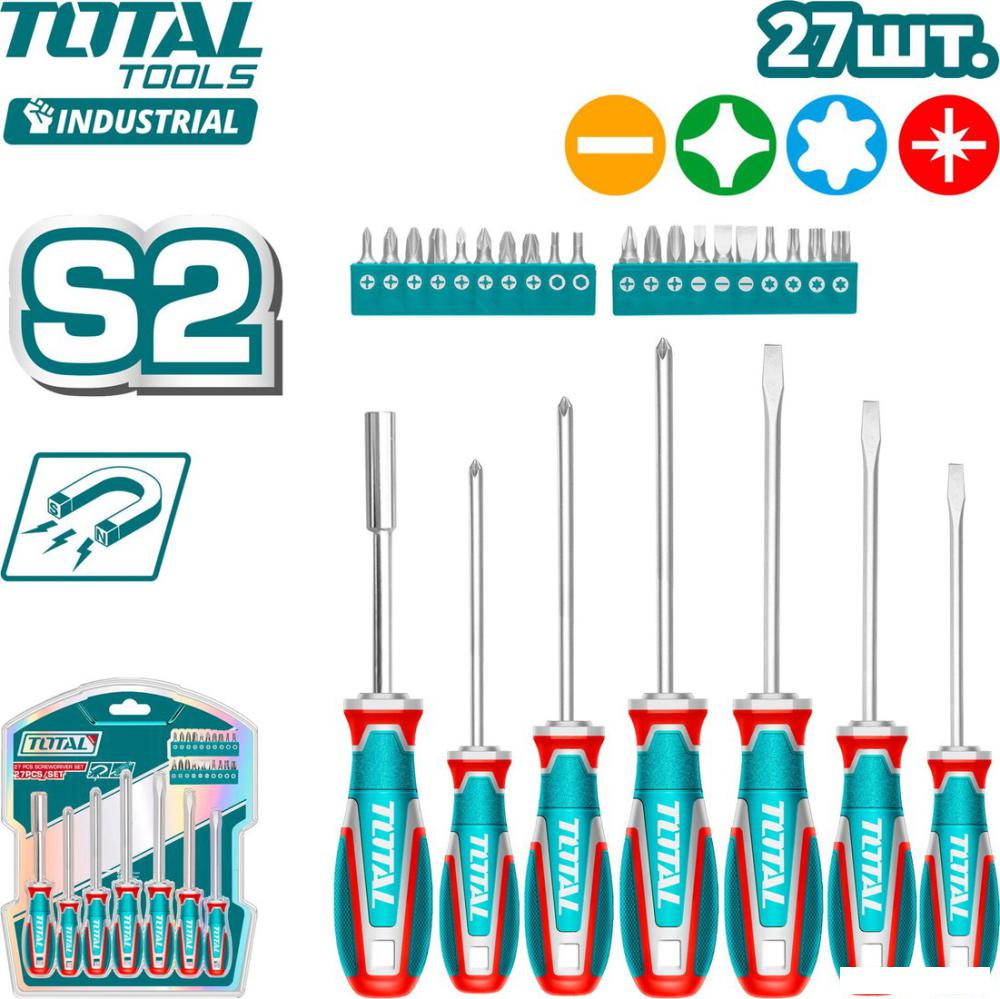 Набор отверток Total TKSDS2726 (27 предметов)