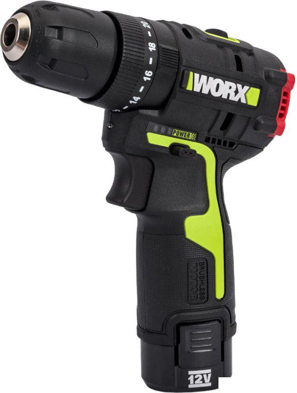 Ударная дрель-шуруповерт Worx Professional WU131X (с 2-мя АКБ, сумка)- фото