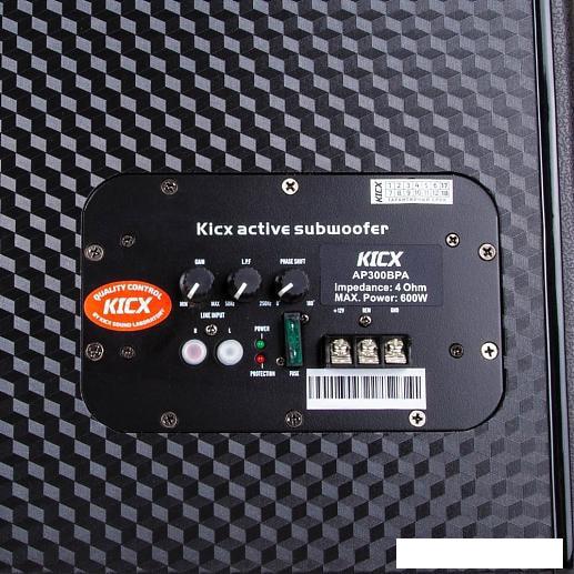 Корпусной активный сабвуфер KICX AP300BPA- фото4