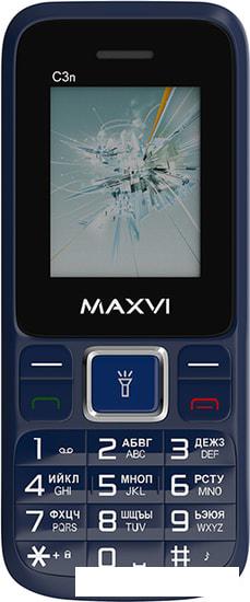 Мобильный телефон Maxvi C3n (маренго)- фото2